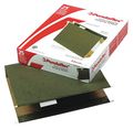 Zoro Select Box Hanging File Folders 8-1/2" x 11", Standard Green, Pk25 PFX4152X2