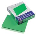 Pendaflex File Folders 8-1/2" x 11", Straight Tab, Green, Pk100 PFX152BGR