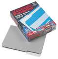 Zoro Select File Folders 8-1/2" x 11", 1/3-Cut Tab, Gray, Pk100 PFX421013GRA