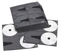 Vaultz CD/DVD Sleeve Refill, Blk/Clr, PK50 IDEVZ01415