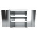Jamco 18 ga. 304 Stainless steel Storage Cabinet, 36 in W, 37 in H, Stationary KE236
