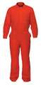Chicago Protective Apparel Flame Resistant Coverall, Orange, Cotton Blend, 5XL 605-IND-O-5XL