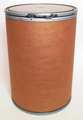 Zoro Select Open Head Transport Drum, Fiber, 55 gal, Unlined, Brown FFL21-55