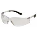 Pyramex Itek Safety Glasses, Anti-Fog, Anti-Scratch, Anti-Static, Frameless, Wraparound, Clear Lens S5810ST