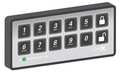 Compx National Access Control Keypad, Plastic TP-150-G