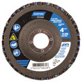 Norton Abrasives Flap Disc, 4 1/2 In x 60 Grit, 7/8 66623399034