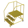 Tri-Arc Work Platform, 3-Step, 800 lb.Cap, Steel WLWP133636SL-Y