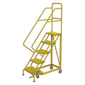 Tri-Arc Rolling Ladder, Steel, Safety Angle, 5-Step KDEC105166-Y