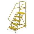 Tri-Arc Rolling Ladder, Steel, Safety Angle, 5-Step KDEC105246-Y