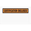 Tape Logic Tape Logic® "Certification Enclosed" Envelopes, 5 1/2" x 10", Orange, 1000/Case PL439