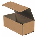 Partners Brand Corrugated Mailers, 10" x 4" x 3", Kraft, 50/Bundle M1043K