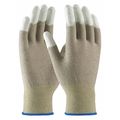 Partners Brand ESD Fingertip Coated Nylon Gloves, Large, White, 12 Pairs/Case GLV2601L