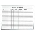 Partners Brand In/Out Staff Dry Erase Board, 3' x 2', White, 1/Each BINOUTA3624