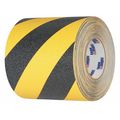 Tape Logic Tape Logic® Heavy-Duty Striped Anti-Slip Tape, 33 Mil, 6" x 60', Black/Yellow, 1/Roll T960660BY