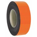Partners Brand Warehouse Labels, Magnetic Rolls, 2" x 100', Orange, 1/Case LH145