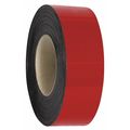 Partners Brand Warehouse Labels, Magnetic Rolls, 2" x 100', Red, 1/Case LH148