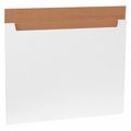 Partners Brand Jumbo Fold-Over Mailers, 28" x 22" x 1/4", White, 20/Bundle ML28221