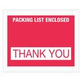 Tape Logic Tape Logic® "Packing List Enclosed - Thank You" Envelopes, 4 1/2" x 5 1/2", Red, 1000/Case PL480