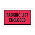 Tape Logic Tape Logic® "Packing List Enclosed" Envelopes, 5 1/2" x 10", Red, 1000/Case PL427