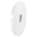 Tape Logic Tape Logic® Removable Double Sided Foam Tape, 1/16" Thick, 1/2" x 36 yds., White, 24/Case T953590