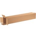 Partners Brand Tall Corrugated Boxes, 6" x 6" x 32", Kraft, 25/Bundle 6632