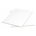 Partners Brand Corrugated Sheets, 40" x 40", White, 5/Bundle SP4040W