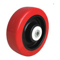 Pegasus Wheel, Red Urthan, 5" x 1.5", Delrn Brg P-URPB-050X015/038D