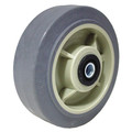 Pegasus Wheel, Gray TPR, 5" x 2", Roller Brg P-RP-050X020/050R