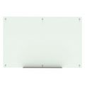 Luxor Magnetic Glass Dry Erase Board, White WGB7248M