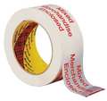 Scotch Carton Tape, Red on White, 48mm x 100m 3775