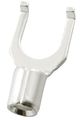 Power First 12-10 AWG Non-Insulated Flanged Fork Terminal #8 Stud PK50 24C867