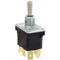 Honeywell Toggle Switch, DPDT, 6 Connections, Momentary On/Maintained Off/Momentary On, 1/2 hp, 10A @ 277V AC 32NT91-7