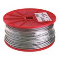 Campbell Chain & Fittings 3/32" 7 x 7 Cable, Galvanized Wire, 500 Feet per Reel 7000327