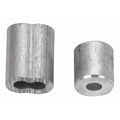 Campbell Chain & Fittings 3/16" Cable Ferrule, Aluminum 7670844