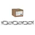 Campbell Chain & Fittings 4/0 Passing Link Chain, Zinc Plated, 100' per Carton T0304024