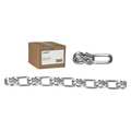 Campbell Chain & Fittings 2/0 Lock Link Single Loop Chain, Wrapped, Galvanized, 100' per Carton T0742034
