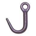 Zoro Select 1" Cam-Alloy J-Hook, Style A, Bright 5616616