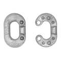 Campbell Chain & Fittings 5/8" Connecting Link, Forged Carbon Steel, Galvanized, 10 Pcs per Box 5201034