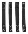 Heros Pride Belt Keeper, Standard, Black, 2-1/4 In., PK4 1097