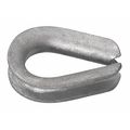 Campbell Chain & Fittings 1/4" Heavy Wire Rope Thimble, Galvanized 6260201
