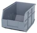 Quantum Storage Systems 60 lb Shelf Storage Bin, Polypropylene, 8 1/4 in W, 7 in H, 12 in L, Gray SSB423GY