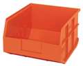 Quantum Storage Systems 65 lb Shelf Storage Bin, Polypropylene, 11 in W, 7 in H, Orange, 12 in L SSB425OR