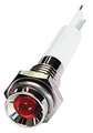 Zoro Select Protrude Indicator Light, Red, 24VDC 24M029