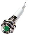 Zoro Select Protrude Indicator Light, Green, 24VDC 24M031