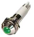 Zoro Select Round Indicator Light, Green, 12VDC 24M044
