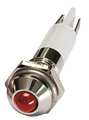 Zoro Select Round Indicator Light, Red, 24VDC 24M045