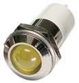Zoro Select Round Indicator Light, Yellow, 24VDC 24M149