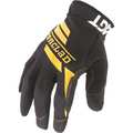 Ironclad Performance Wear Mechanics Gloves, M, Black, Ribbed Stretch Nylon WCG2-03-M