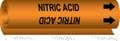 Brady Pipe Marker, Nitric Acid, 5842-I 5842-I