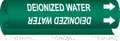 Brady Pipe Marker, Deionized Water, 5671-O 5671-O